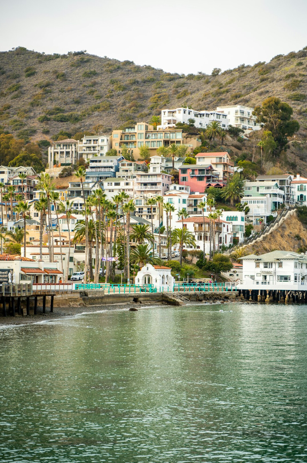 Colorful hillside houses on a cerro in Valparaiso, Chile